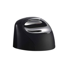 Evoluent VerticalMouse 4 Small - Optisk Trådløs Ergonomisk Mus i Sort/Brown | Komfort & Kvalitet